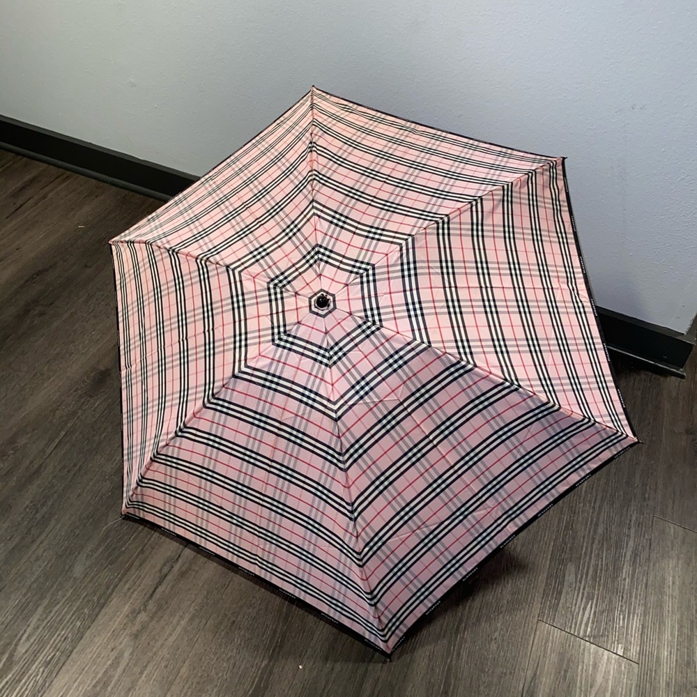 Auth! Pink Nova check Burberry London Umbrella